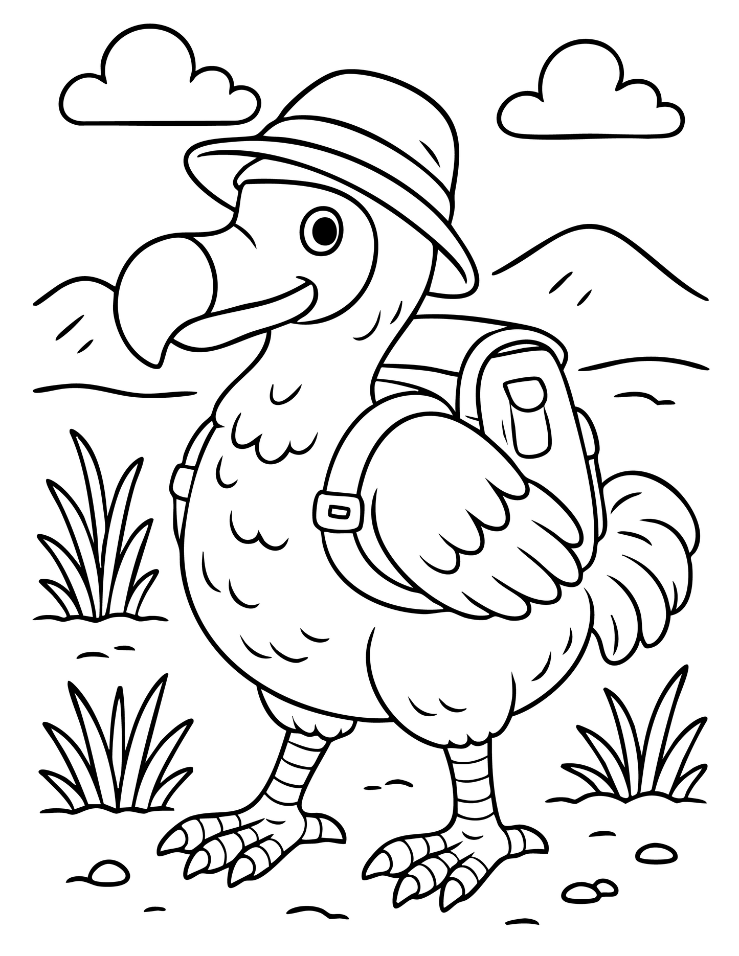 Dodo Bird Coloring Pages – 10 Fun Printable Designs for Kids & Adults