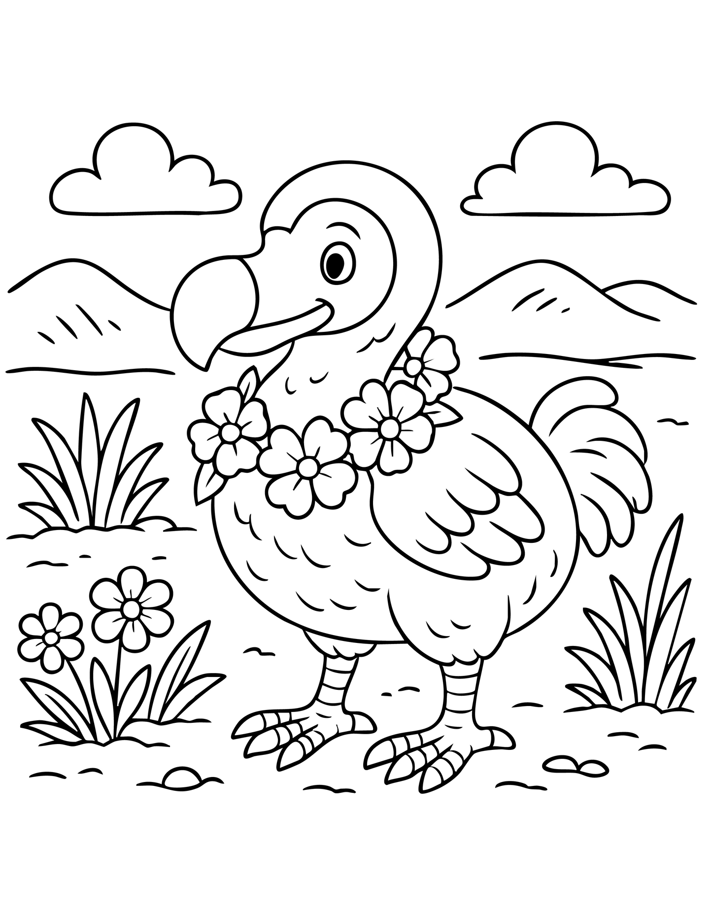 Dodo Bird Coloring Pages – 10 Fun Printable Designs for Kids & Adults